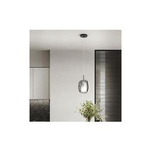 Ondaluce - Závesné svietidlo na lanku TH 1xE27/15W/230V pr. 19, 5 cm čierna/dymová sivá SO.TH/3-FUME vyobraziť