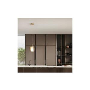 Ondaluce - Závesný luster na lane TH 1xE27/15W/230V priemer 19, 5 cm zlatá/dýmová béžová SO.TH/3-AMBRA vyobraziť