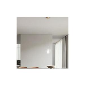 Ondaluce - Závesný luster na lanku TH 1xE27/15W/230V pr. 19, 5 cm zlatá/číra SO.TH/3-TRASP vyobraziť