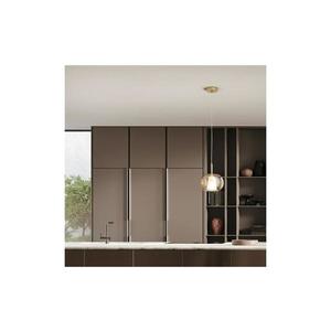 Ondaluce - Závesný luster na lanku TH 1xE27/15W/230V priemer 25 cm zlatá/dýmovo-béžová SO.TH/2-AMBRA vyobraziť