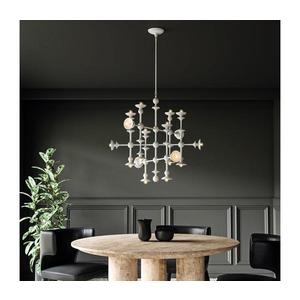 Elstead Quintiesse QN-CADENCE18-WHT - Luster na tyči CADENCE 18xE14/40W/230V biely QN-CADENCE18-WHT vyobraziť