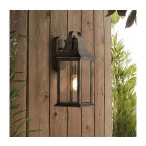 Elstead Quintiesse QN-GRANT-M-BU-Vonkajšie nástenné svietidlo GRANT M 1xE27/60W/230V IP44 bronzové QN-GRANT-M-BU vyobraziť