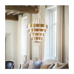 Elstead Quintiesse QN-ECHELON-8P - Závesný luster na tyči ECHELON 8xE14/40W/230V, zlatý QN-ECHELON-8P vyobraziť