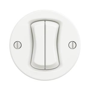 lap - Retro sériový vypínač bez rámčeka č. 5 snehovo biely W/V2/5 vyobraziť