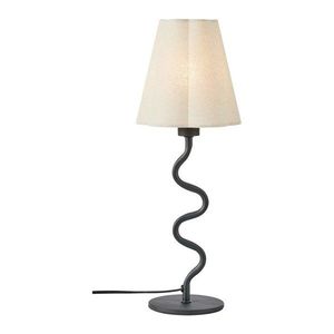 Béžová kovová stolová lampa s textilným tienidlom (výška 41 cm) Veya – Markslöjd vyobraziť