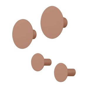 Hnedé nástenné háčiky v súprave 4 ks Ponto – Blomus vyobraziť