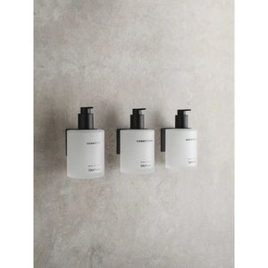 Biele nástenné sklenené dávkovače mydla v súprave 3 ks 350 ml Kirei – Blomus vyobraziť