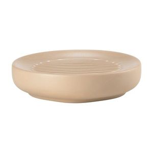 Béžová porcelánová nádobka na mydlo Ume – Zone vyobraziť