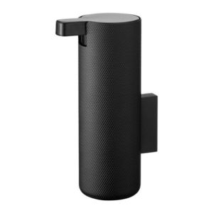 Čierny nástenný dávkovač mydla z nehrdzavejúcej ocele 165 ml Modo Rof – Blomus vyobraziť