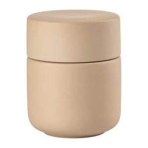 Béžový kameninový kúpeľňový organizér na vatové tampony Ume – Zone vyobraziť