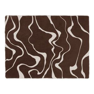 Hnedá/krémovobiela deka 150x200 cm Felu – noo.ma vyobraziť