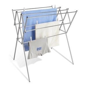 Sušiak na bielizeň v lesklej striebornej farbe 8 m – Wenko vyobraziť