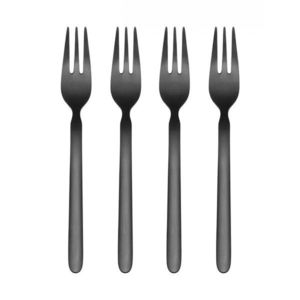 Čierne antikoro dezertné vidličky v súprave 4 ks pre 4 osoby Stella – Blomus vyobraziť