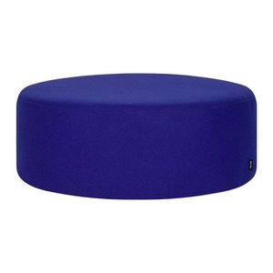 Modrý vlnený taburet Folk – noo.ma vyobraziť