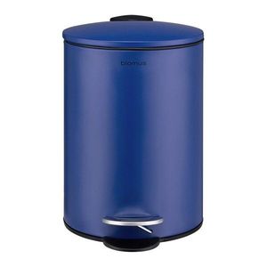 Modrý pedálový oceľový odpadkový kôš 3 l Tubo – Blomus vyobraziť