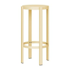 Žltá oceľová barová stolička (výška sedadla 75 cm) Doon – noo.ma vyobraziť