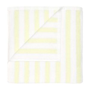 Svetložltá/biela froté osuška z bio bavlny 70x140 cm Arto – Blomus vyobraziť