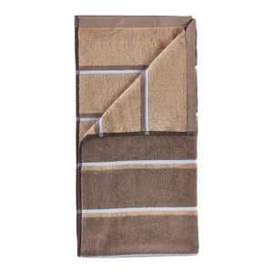Hnedá/béžová bavlnená osuška 70x140 cm Sauna – Zone vyobraziť