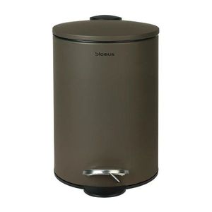 Tmavosivý pedálový oceľový odpadkový kôš 3 l Tubo – Blomus vyobraziť