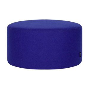 Modrý vlnený taburet Folk – noo.ma vyobraziť