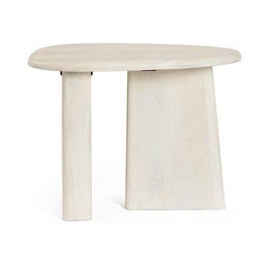 Krémovobiely konferenčný stolík z mangového dreva 45x60 cm Zacatecas – Bizzotto vyobraziť