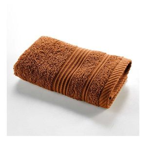 Froté bavlnený uterák v terakotovej farbe 30x50 cm Tendresse – douceur d'intérieur vyobraziť