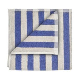 Modré/krémovobiele froté uteráky v súprave 2 ks z bio bavlny 30x50 cm Arto – Blomus vyobraziť