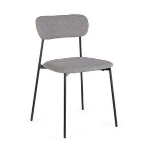 Sivá čalúnená jedálenská stolička Inka – Yes Everyday vyobraziť