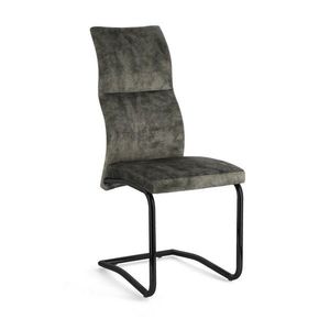 Zelená čalúnená jedálenská stolička Thelma – Bizzotto vyobraziť