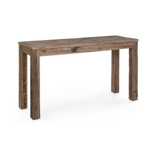 Konzolový stolík z recyklovaného dreva v tmavo prírodnej farbe 45x140 cm Kaily – Bizzotto vyobraziť