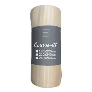 Béžový pléd 220x240 cm Adele – douceur d'intérieur vyobraziť