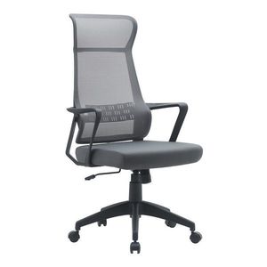 Sivá čalúnená kancelárska stolička Hoboken – Yes Everyday vyobraziť