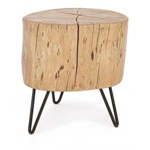 Stolička z masívu akácie v prírodnej farbe Artur – Bizzotto vyobraziť