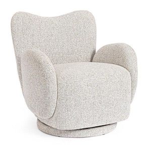 Svetlosivé otočné kreslo Harper – Bizzotto vyobraziť