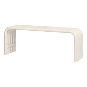 Béžová kovová záhradná lavica Nokk – noo.ma vyobraziť