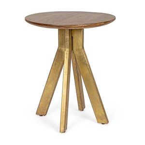 Okrúhly odkladací stolík z mangového dreva ø 50 cm Sherman – Bizzotto vyobraziť