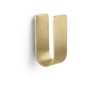 Nástenný nerezový háčik v zlatej farbe Ume – Zone vyobraziť