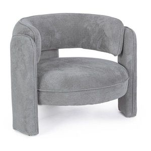 Sivé kreslo Aisha – Bizzotto vyobraziť