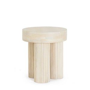 Okrúhly odkladací stolík z mangového dreva ø 45 cm Dacca – Bizzotto vyobraziť