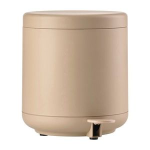 Béžový pedálový odpadkový kôš 4 l Ume – Zone vyobraziť