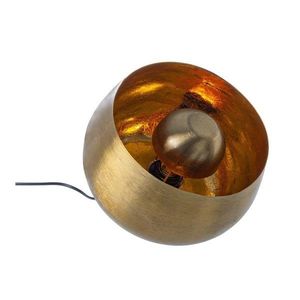 Kovová stolová lampa v zlatej farbe s kovovým tienidlom (výška 24, 5 cm) Ishan – Bizzotto vyobraziť