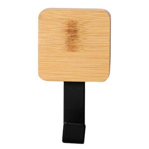 Čierny/v prírodnej farbe bambusový háčik bez vŕtania Fixeo – douceur d'intérieur vyobraziť