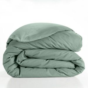 Zelená bavlnená obliečka na perinu na dvojlôžko/predĺžená 240x220 cm Lina – douceur d'intérieur vyobraziť