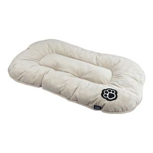 Béžový semišový pelech pre psa 87x55 cm Flakes – Love Story vyobraziť