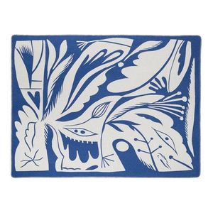 Modrá deka 165x200 cm Lino – noo.ma vyobraziť