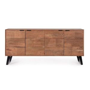 Komoda z masívu akácie v prírodnej farbe 175x80x40 cm Isar – Bizzotto vyobraziť
