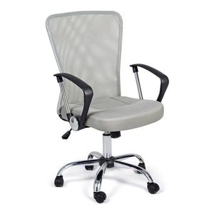 Svetlosivá čalúnená kancelárska stolička Brisbane – Yes Everyday vyobraziť