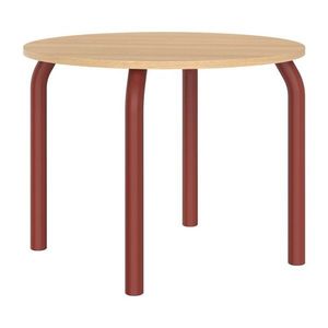 Okrúhly jedálenský stôl s doskou v dubovom dekore ø 100 cm Meko – noo.ma vyobraziť