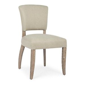 Béžová čalúnená jedálenská stolička Maratriz – Bizzotto vyobraziť