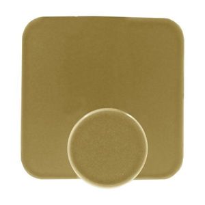 Kovové háčiky v súprave 2 ks bez vŕtania v matne zlatej farbe Fixeo – douceur d'intérieur vyobraziť